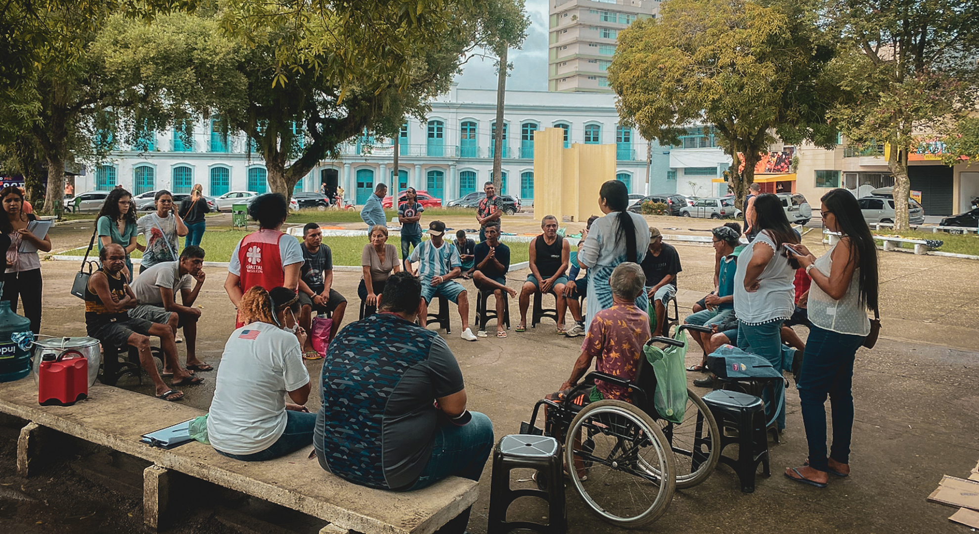 Atividade de Proteção alusiva ao Janeiro Branco (saúde mental), junto à população em situação de rua - Belém, Pará.png